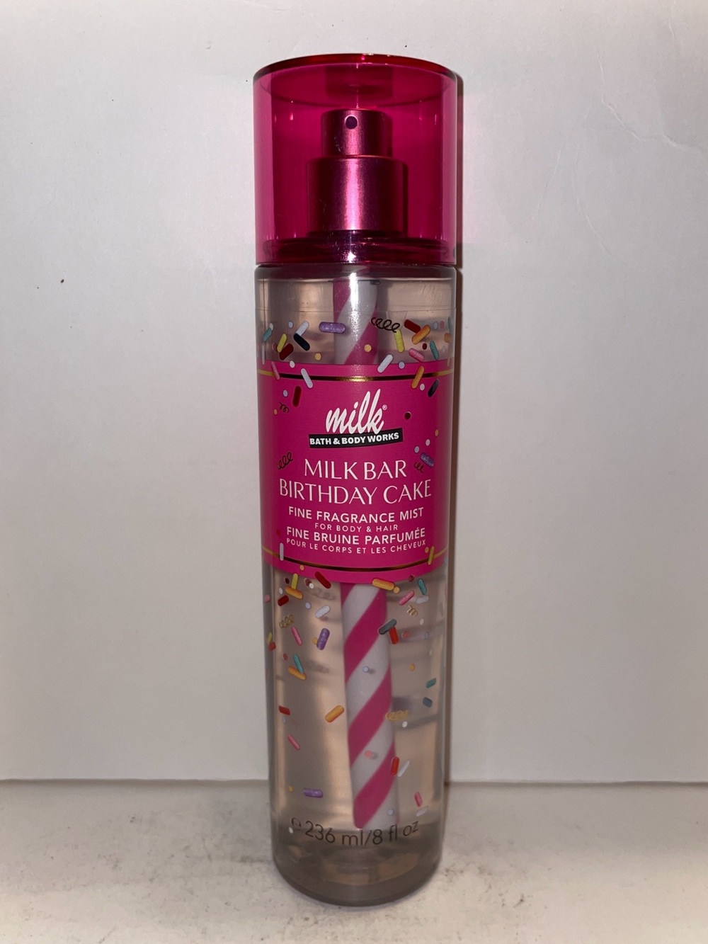 Bath & Body Works Milk Bar Birthday Cake Fragrance Mist 8oz Discontinued New